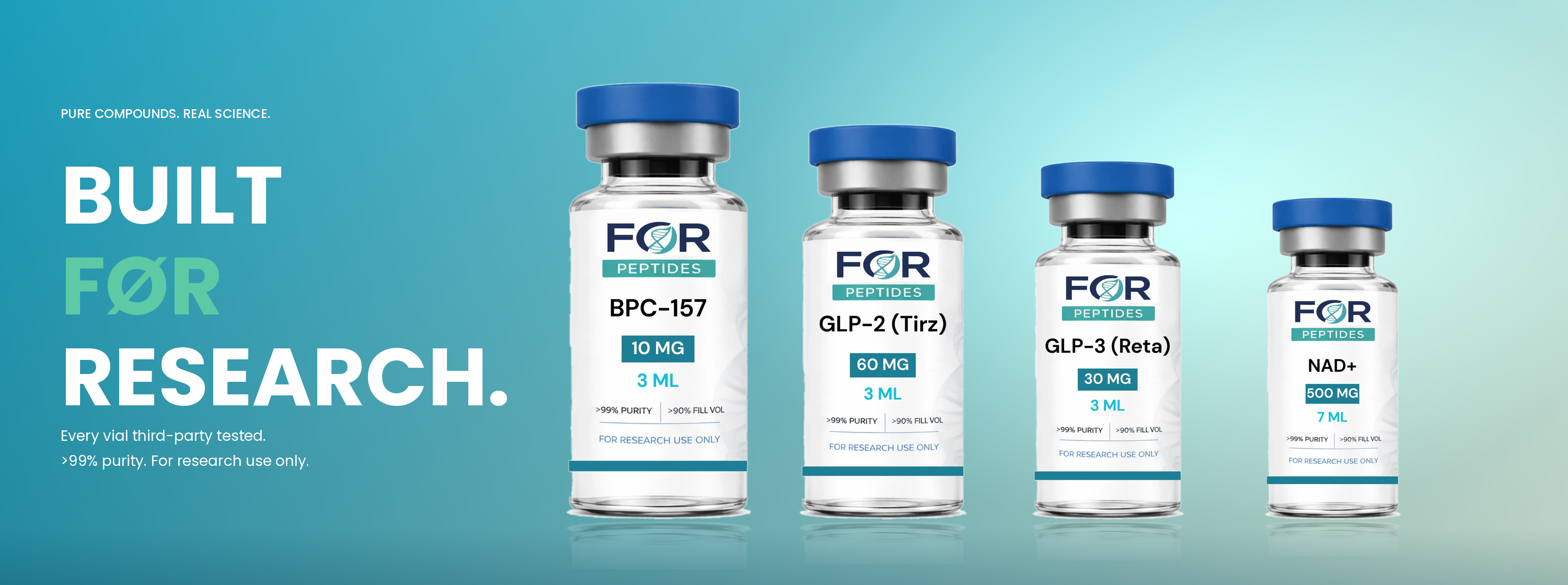 For Peptides — Peptides You Can Trust