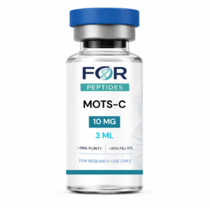 Mots-C research peptide vial — >99% HPLC purity, 3rd-party tested, ForPeptides USA