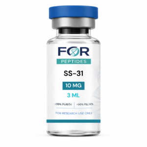 SS-31 research peptide vial — >99% HPLC purity, 3rd-party tested, ForPeptides USA