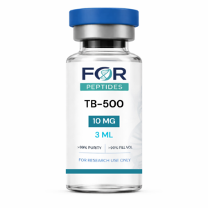 TB-500 research peptide vial — >99% HPLC purity, 3rd-party tested, ForPeptides USA
